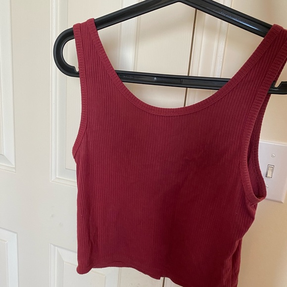 Red/maroon garage tank top - Picture 2 of 3